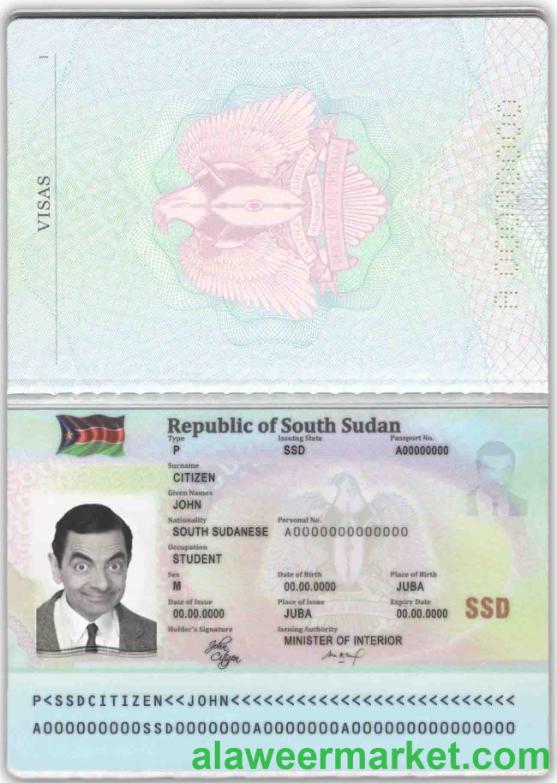 South Sudan passport